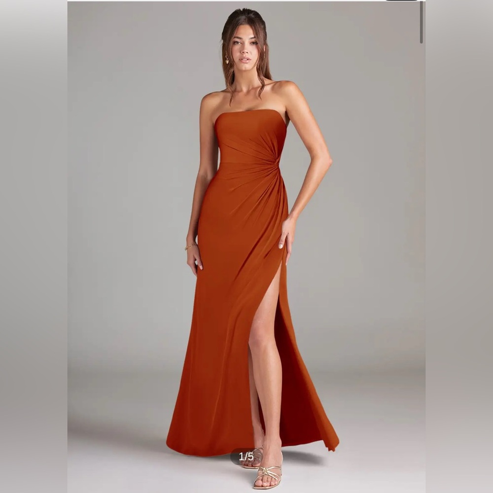 NWT Azazie Aliani Dress in Paprika